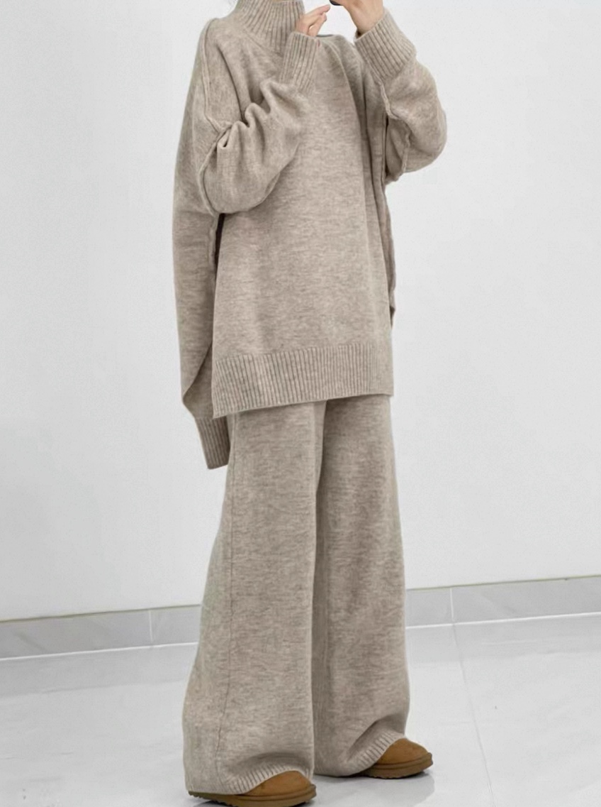 DOUZEMOIS韓國直郵㊣女裝新品推薦真品熱賣25秋冬套裝針織褲套裝DOUZEMOIS套裝