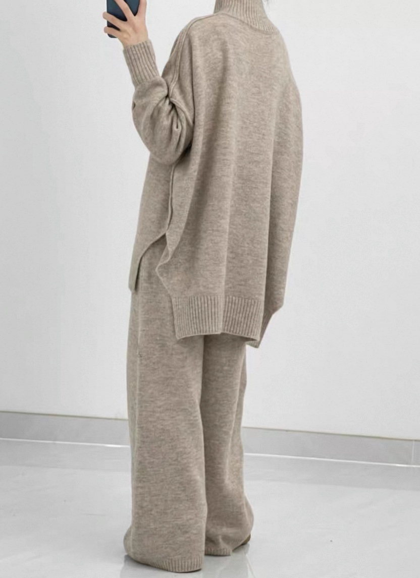 DOUZEMOIS韓國直郵㊣女裝新品推薦真品熱賣25秋冬套裝針織褲套裝DOUZEMOIS套裝