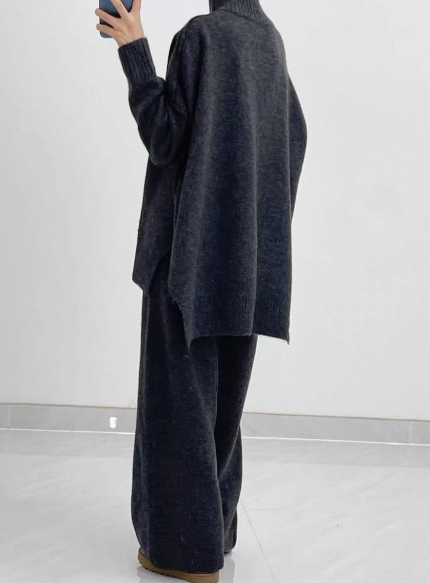 DOUZEMOIS韓國直郵㊣女裝新品推薦真品熱賣25秋冬套裝針織褲套裝DOUZEMOIS套裝