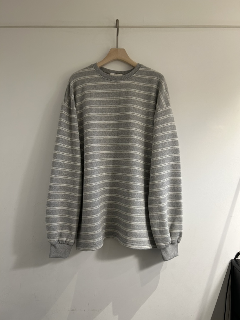 NOTICE韓國代購㊣女裝新款時尚人氣熱賣25秋冬長袖T恤單排扣棉質NOTICE長袖T恤圖色1