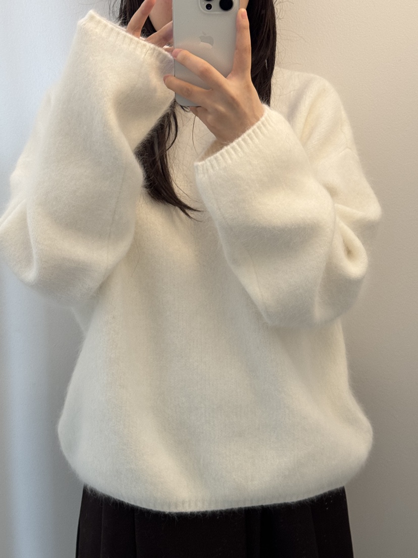 LE-PPL韓國代購㊣女士新款推薦職業真品人氣針織衫安哥拉羊毛LE-PPL針織衫