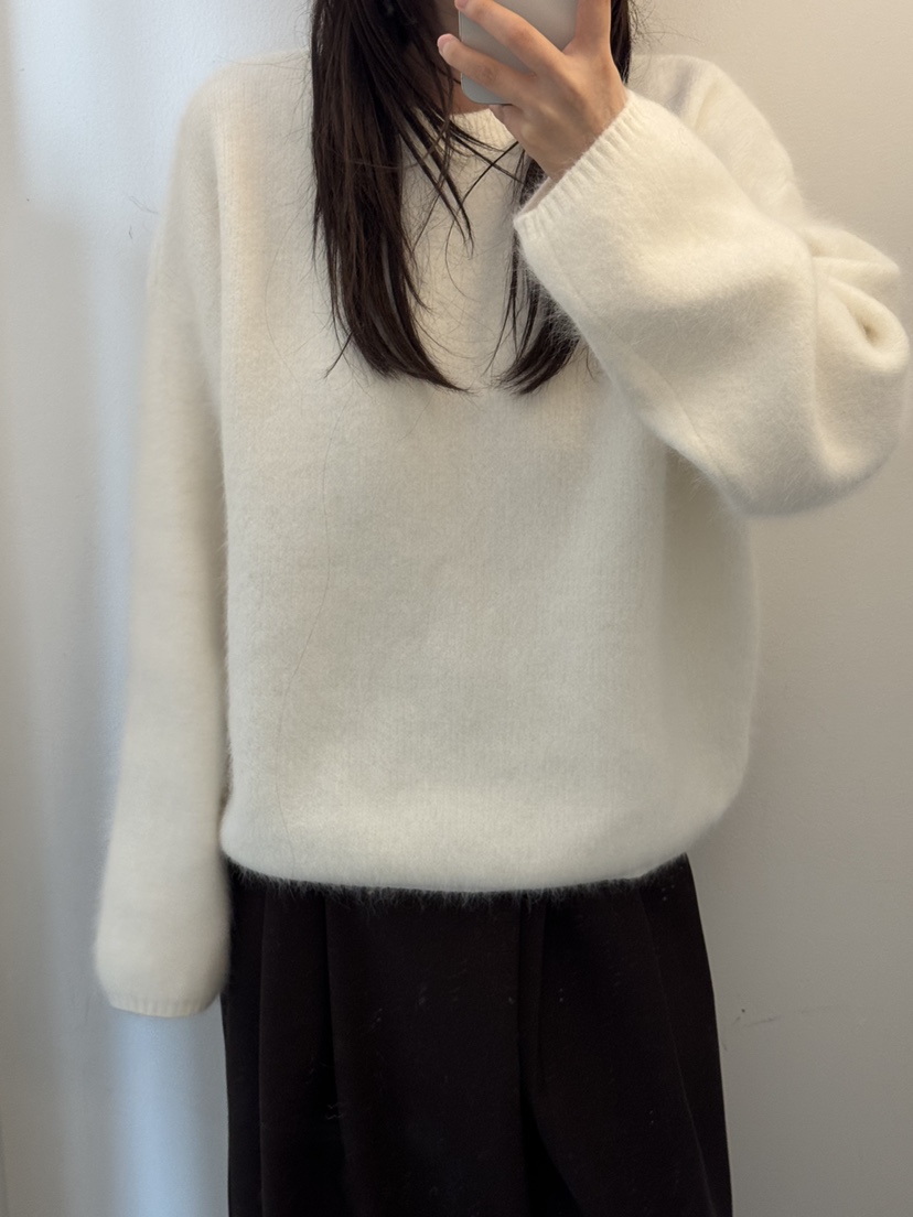 LE-PPL韓國代購㊣女士新款推薦職業真品人氣針織衫安哥拉羊毛LE-PPL針織衫