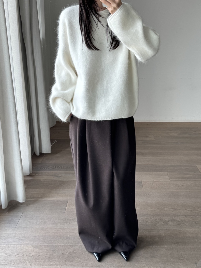 LE-PPL韓國代購㊣女士新款推薦職業真品人氣針織衫安哥拉羊毛LE-PPL針織衫