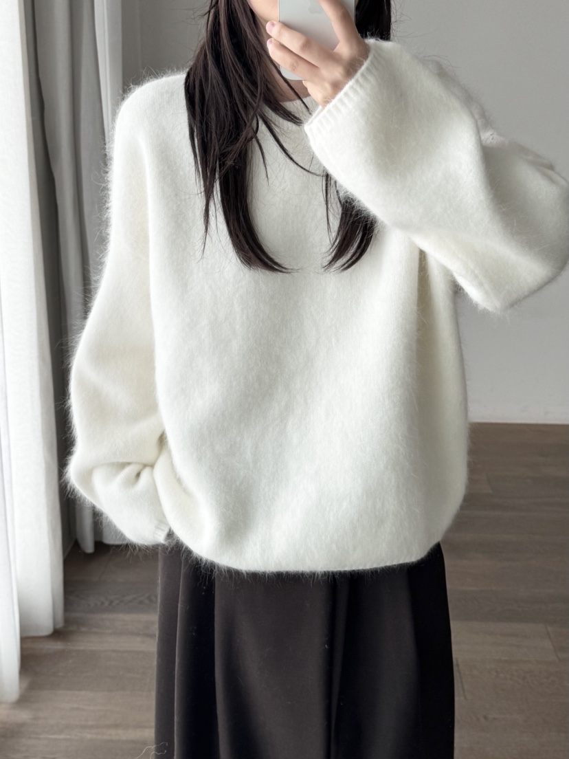 LE-PPL韓國代購㊣女士新款推薦職業真品人氣針織衫安哥拉羊毛LE-PPL針織衫