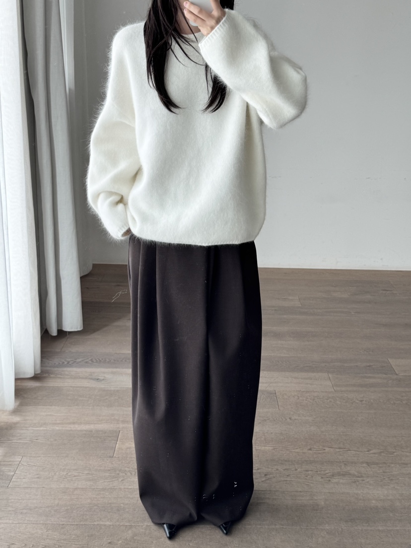 LE-PPL韓國代購㊣女士新款推薦職業真品人氣針織衫安哥拉羊毛LE-PPL針織衫