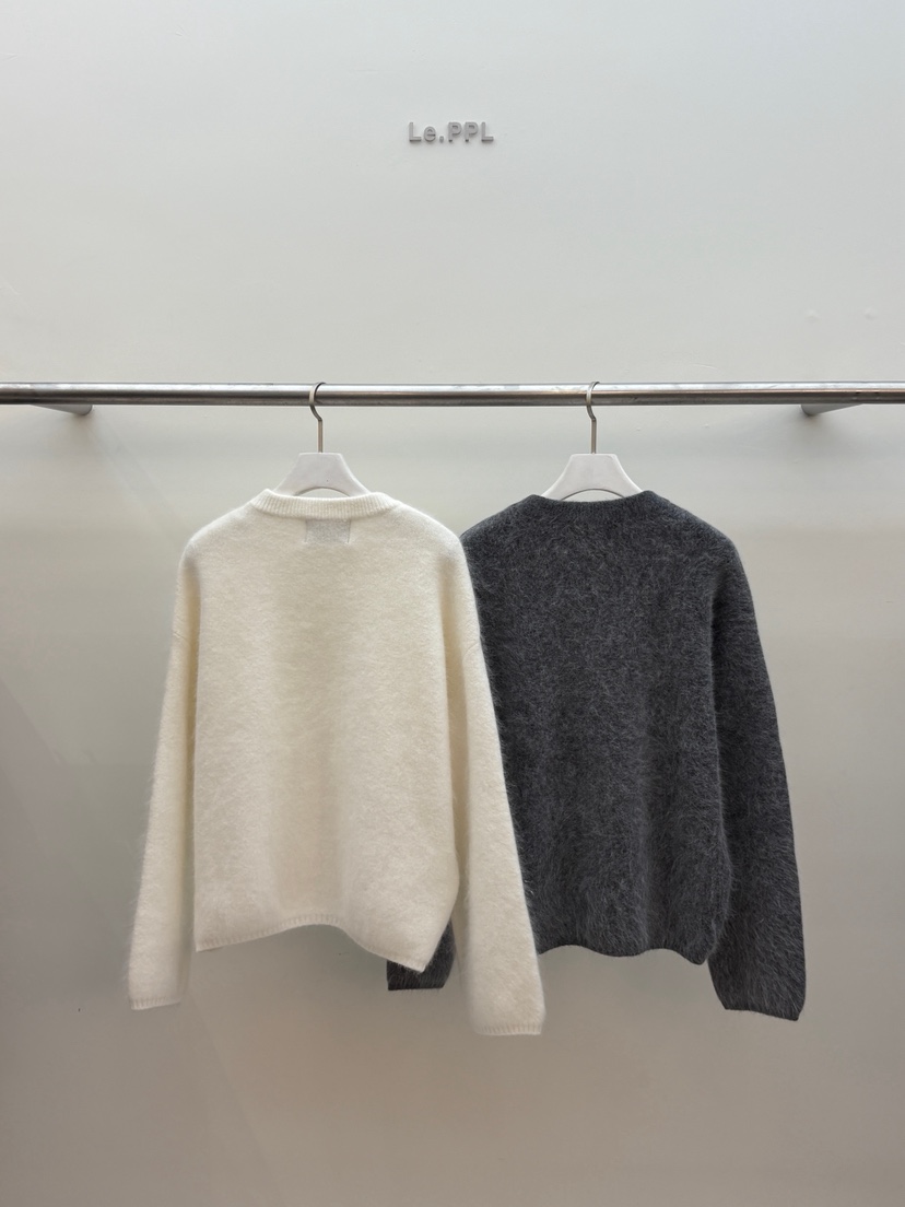 LE-PPL韓國代購㊣女士新款推薦職業真品人氣針織衫安哥拉羊毛LE-PPL針織衫