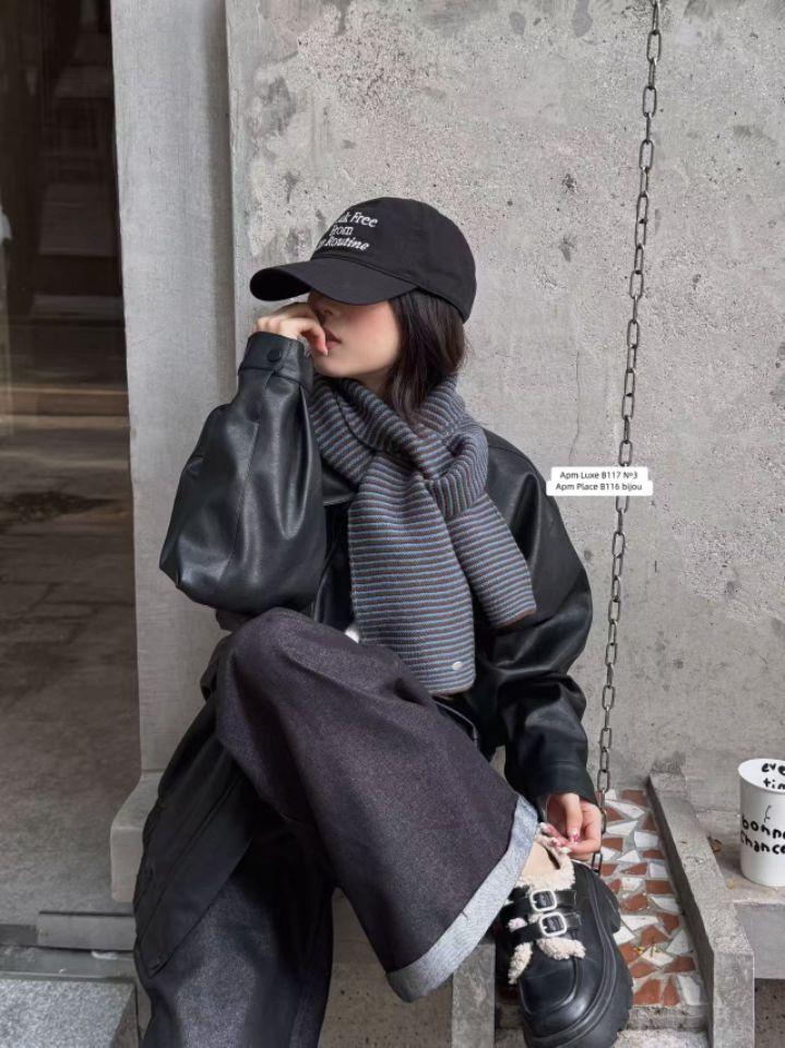 N3東大門㊣實拍女裝新品真品熱賣休閑25秋冬人氣職業圍巾披肩N3圍巾/披肩