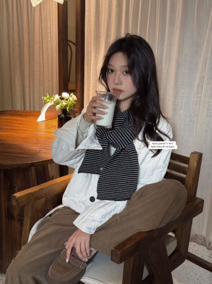 N3東大門㊣實拍女裝新品真品熱賣休閑25秋冬人氣職業圍巾披肩N3圍巾/披肩