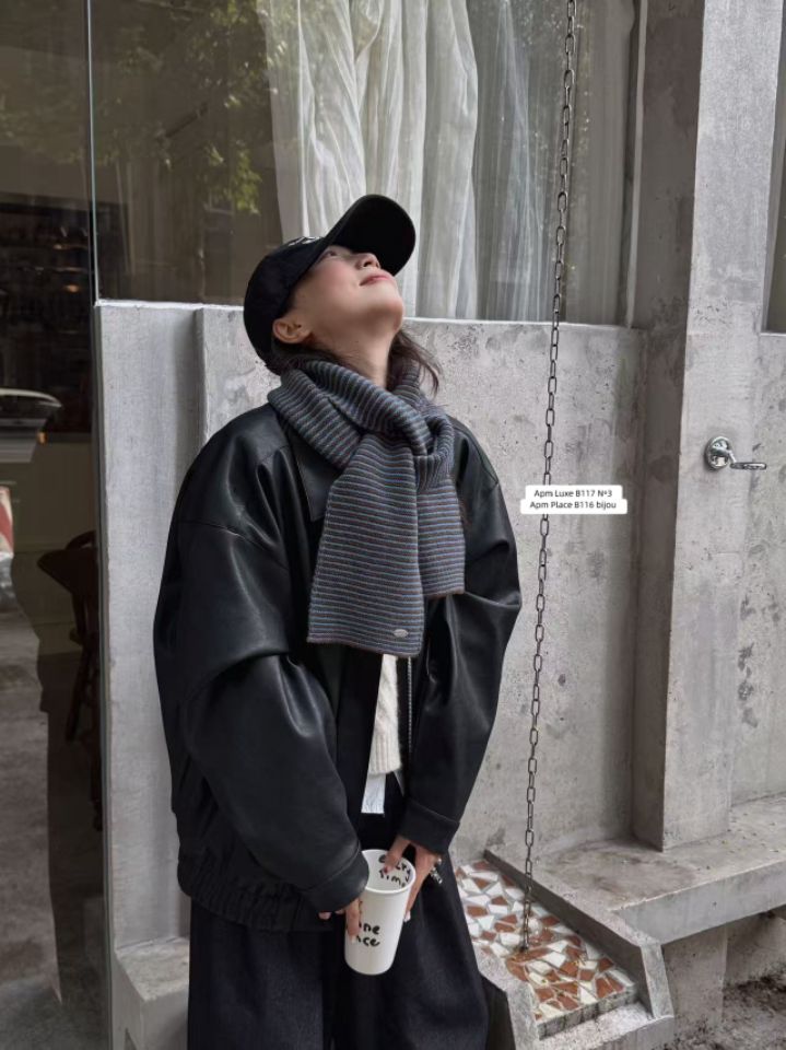 N3東大門㊣實拍女裝新品真品熱賣休閑25秋冬人氣職業圍巾披肩N3圍巾/披肩