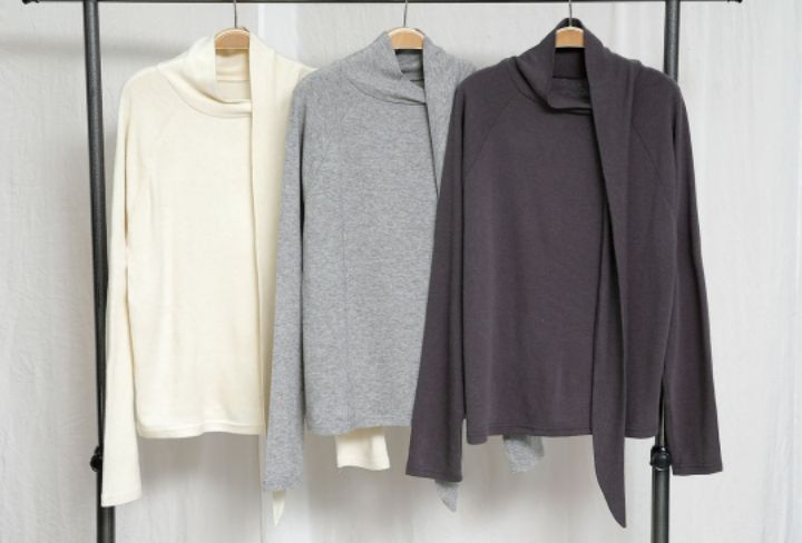 LIVE FOREVER韓國代購㊣女裝新款真品推薦25秋冬職業長袖T恤LIVE FOR_EVER長袖T恤圖色2左二色