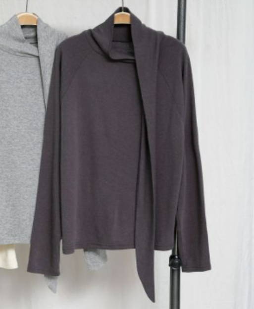 LIVE FOREVER韓國代購㊣女裝新款真品推薦25秋冬職業長袖T恤LIVE FOR_EVER長袖T恤圖色3