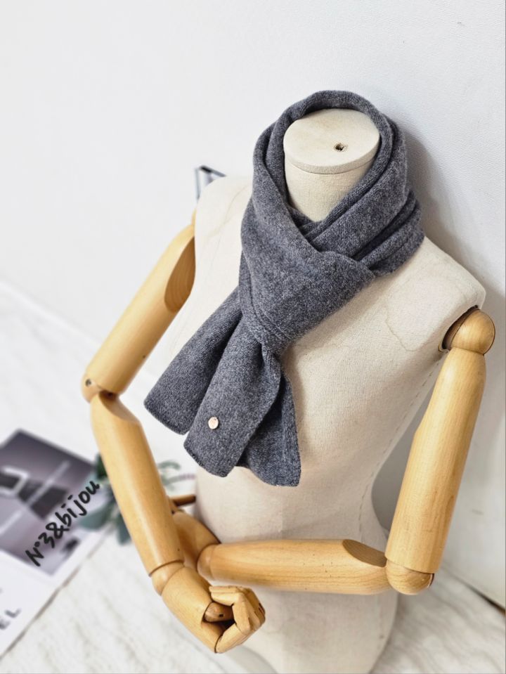 N3韓國代購㊣女裝新品真品職業熱賣時尚推薦人氣圍巾披肩褶皺N3圍巾/披肩圖色7