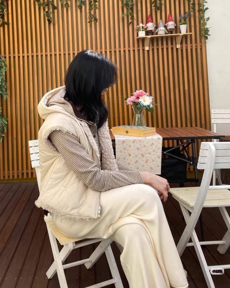 DOUZEMOIS東大門㊣實拍女裝新品25秋冬推薦職業馬甲羊毛雙面DOUZEMOIS馬甲