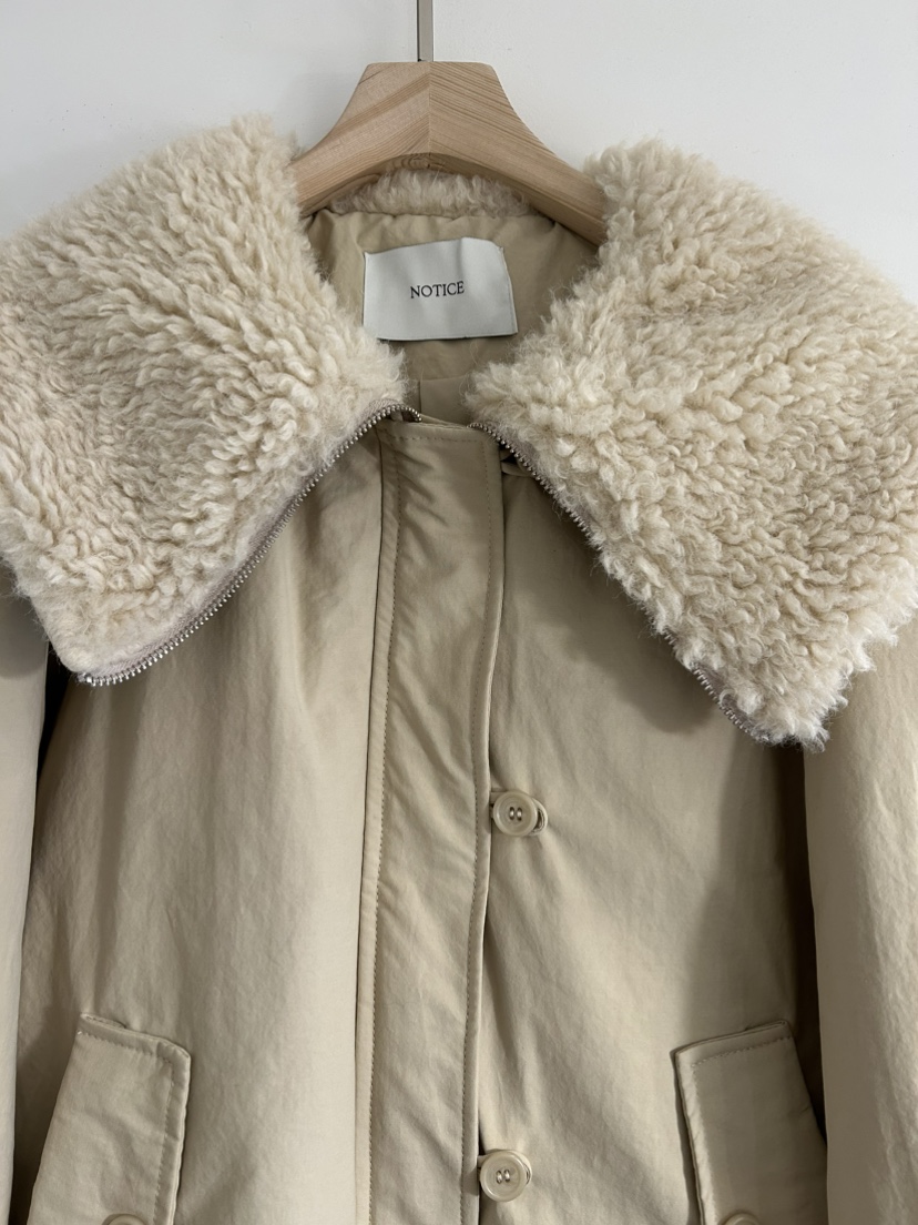 NOTICE韓國代購㊣女裝新款職業25秋冬真品短款羽絨服填充絨NOTICE短款羽絨服