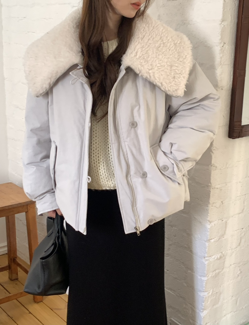 NOTICE韓國代購㊣女裝新款職業25秋冬真品短款羽絨服填充絨NOTICE短款羽絨服