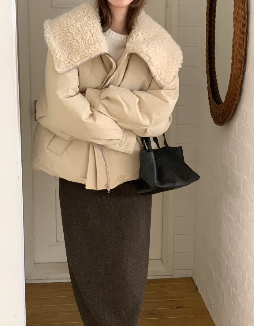 NOTICE韓國代購㊣女裝新款職業25秋冬真品短款羽絨服填充絨NOTICE短款羽絨服