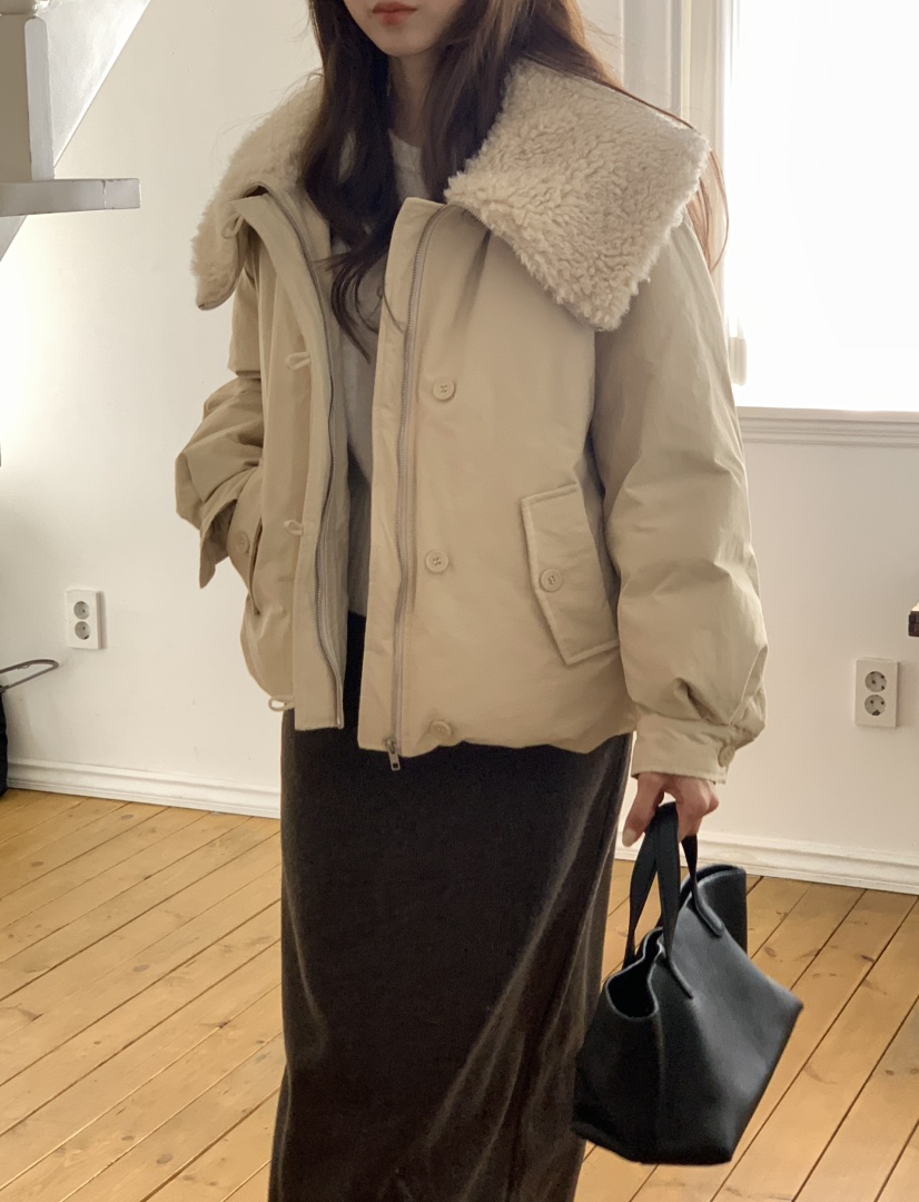 NOTICE韓國代購㊣女裝新款職業25秋冬真品短款羽絨服填充絨NOTICE短款羽絨服