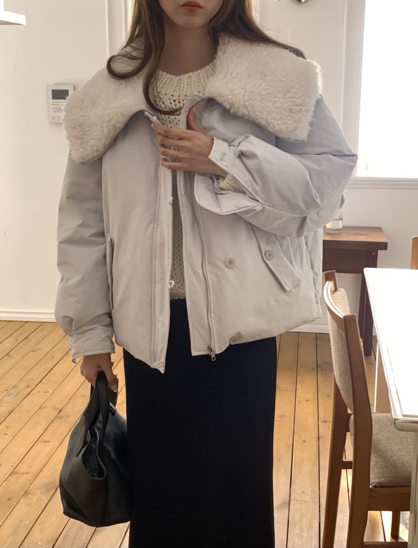 NOTICE韓國代購㊣女裝新款職業25秋冬真品短款羽絨服填充絨NOTICE短款羽絨服