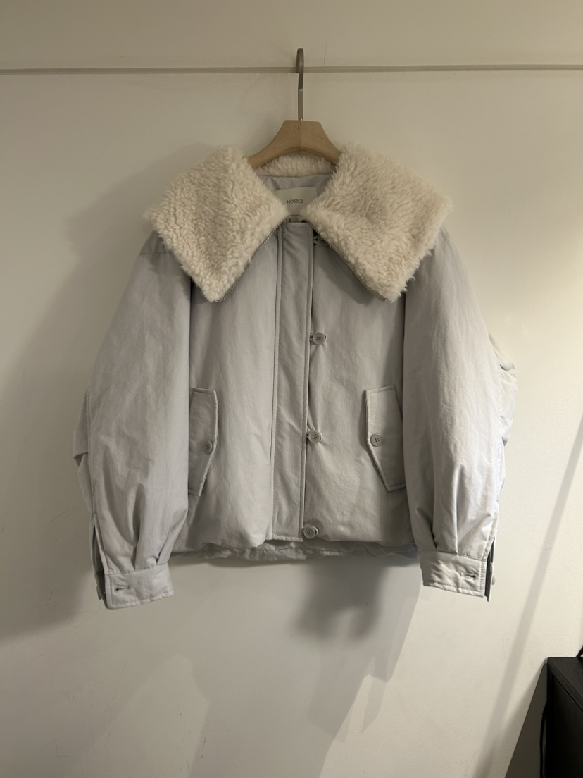 NOTICE韓國代購㊣女裝新款職業25秋冬真品短款羽絨服填充絨NOTICE短款羽絨服圖色2