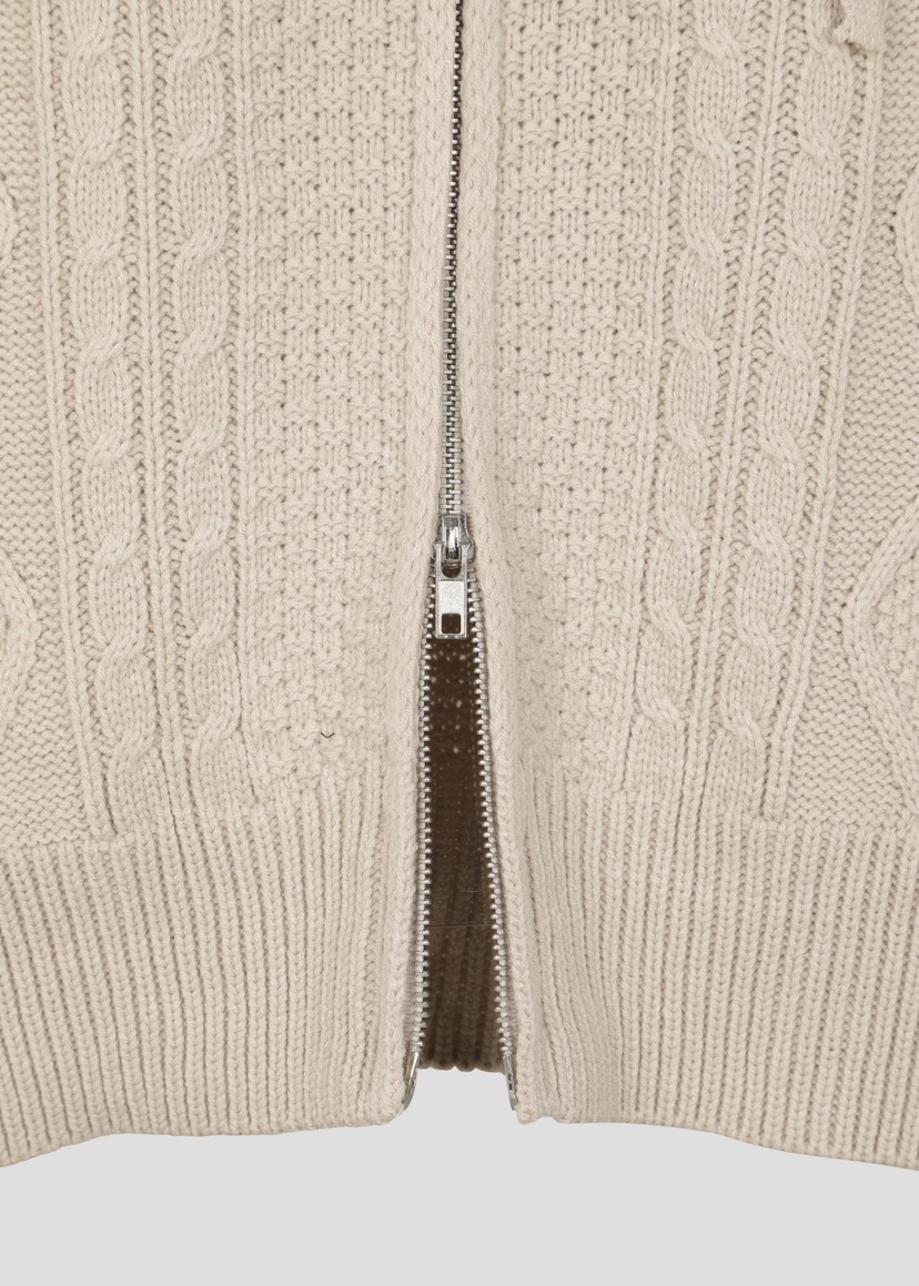 SHOTGUN東大門㊣代購女裝新款人氣推薦真品時尚毛衣拉鏈連帽SHOTGUN毛衣