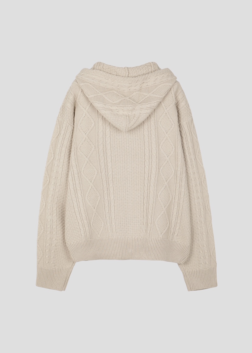 SHOTGUN東大門㊣代購女裝新款人氣推薦真品時尚毛衣拉鏈連帽SHOTGUN毛衣