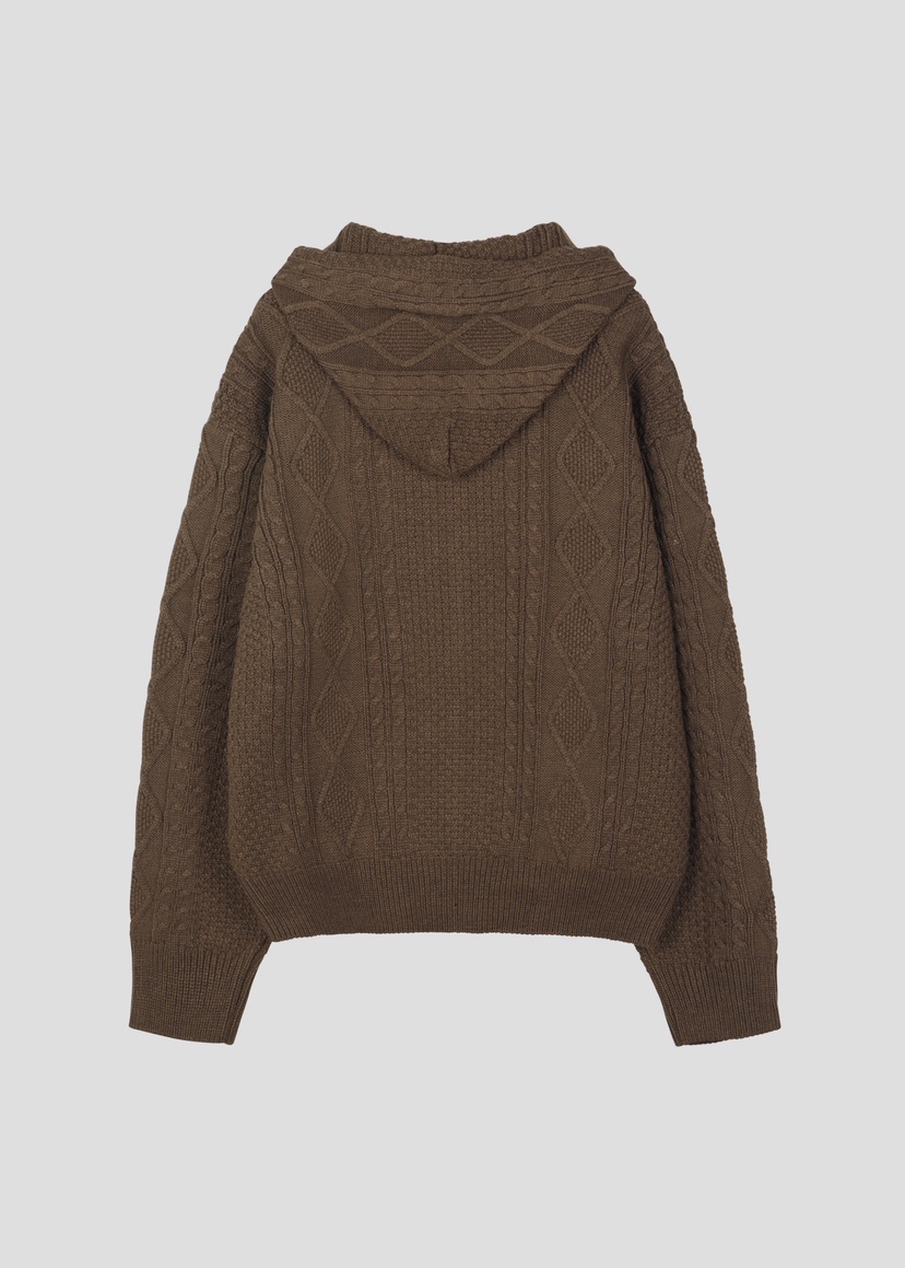 SHOTGUN東大門㊣代購女裝新款人氣推薦真品時尚毛衣拉鏈連帽SHOTGUN毛衣