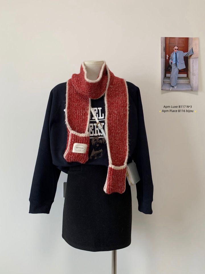 N3東大門㊣代購女裝新款休閑熱賣推薦人氣時尚圍巾披肩口袋N3圍巾/披肩