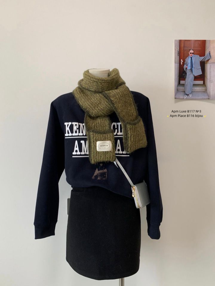 N3東大門㊣代購女裝新款休閑熱賣推薦人氣時尚圍巾披肩口袋N3圍巾/披肩