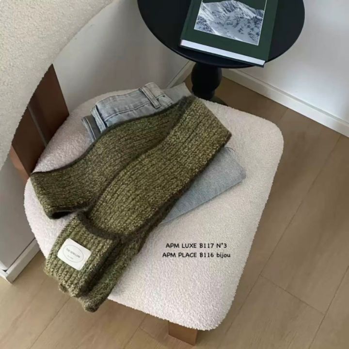 N3東大門㊣代購女裝新款休閑熱賣推薦人氣時尚圍巾披肩口袋N3圍巾/披肩圖色7