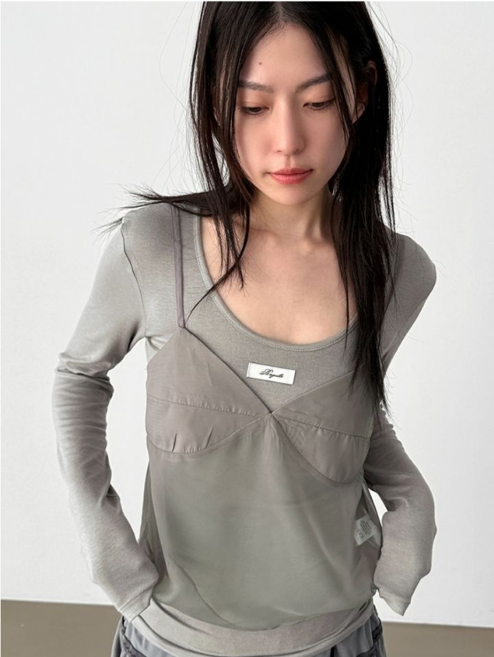 LIVE FOREVER韓國直郵㊣女士新品時尚人氣吊帶背心不含內搭LIVE FOR_EVER吊帶/背心