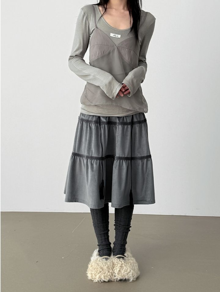 LIVE FOREVER韓國直郵㊣女士新品時尚人氣吊帶背心不含內搭LIVE FOR_EVER吊帶/背心