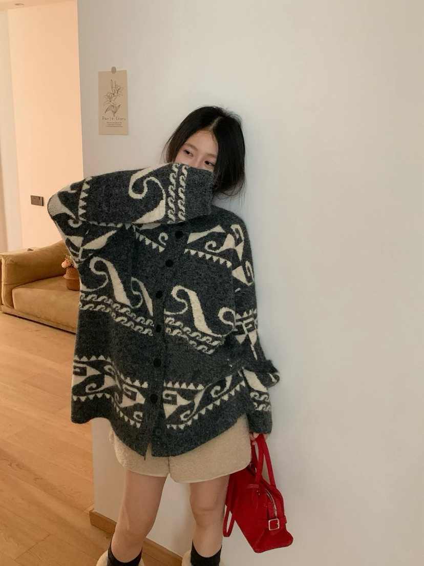 DOUZEMOIS東大門㊣代購女裝新款時尚熱賣真品推薦休閑毛衣開衫DOUZEMOIS毛衣