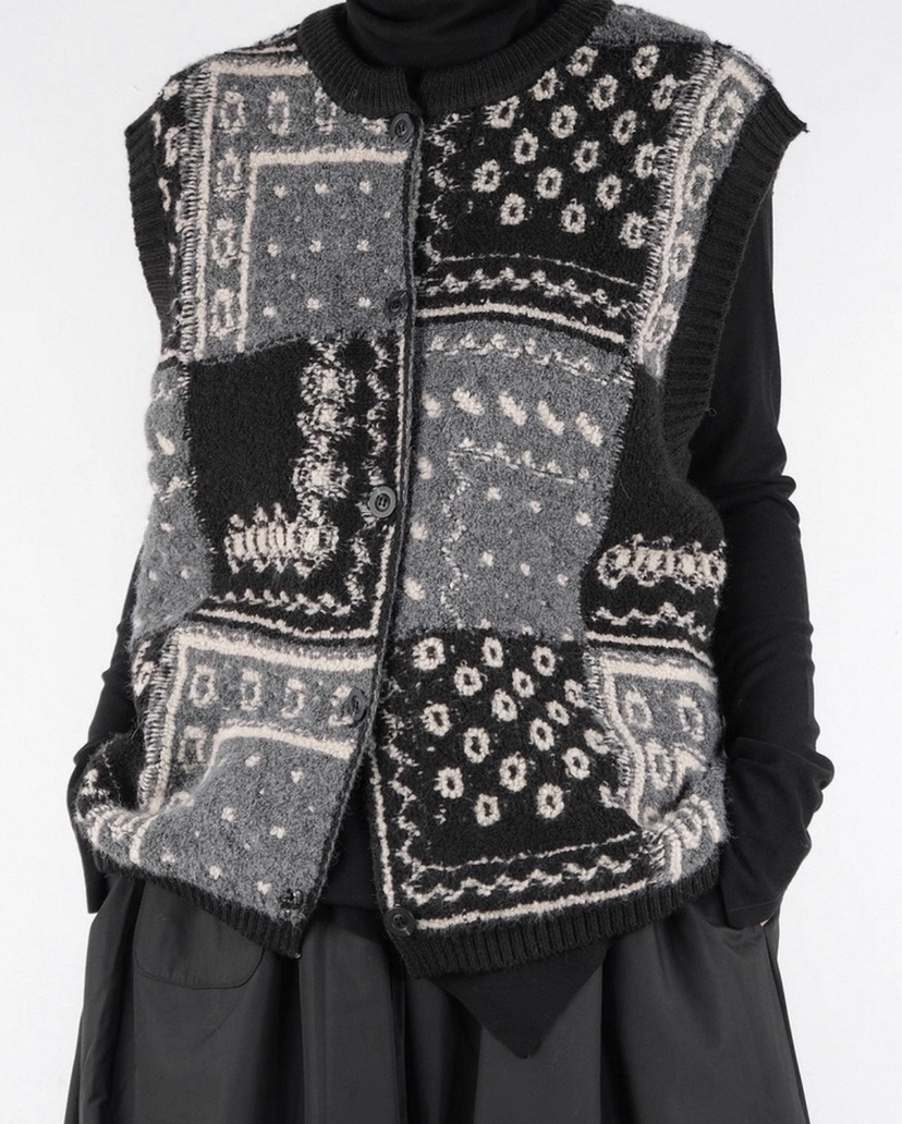 DOUZEMOIS韓國直郵㊣女士新品熱賣真品推薦休閑時尚人氣馬甲DOUZEMOIS馬甲圖色1