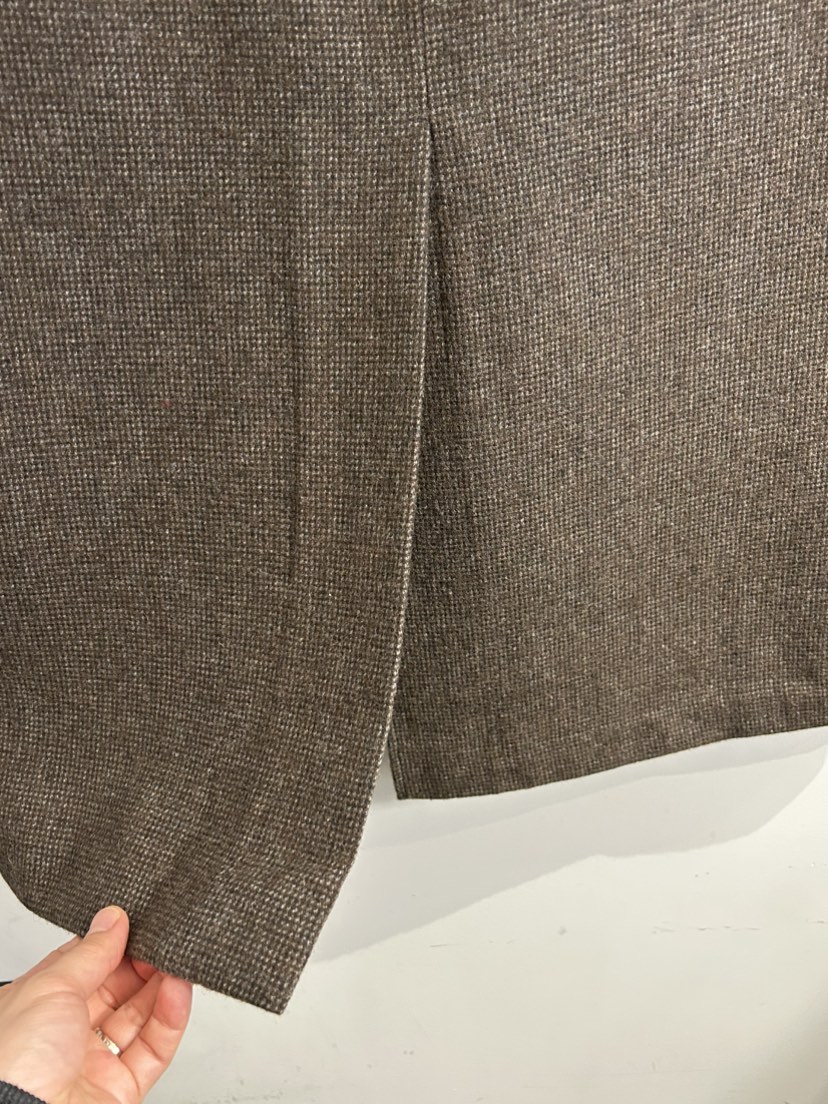 NOTICE東大門㊣實拍女士新款熱賣職業推薦休閑長裙羊毛格紋NOTICE長裙