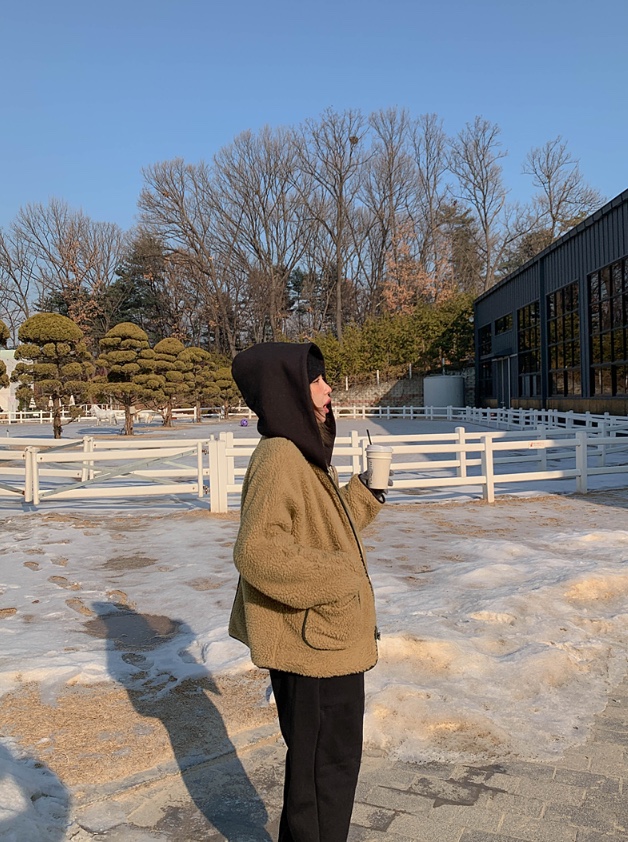 SHOTGUN韓國直郵㊣女裝新品職業真品推薦25秋冬熱賣短款大衣SHOTGUN短款大衣