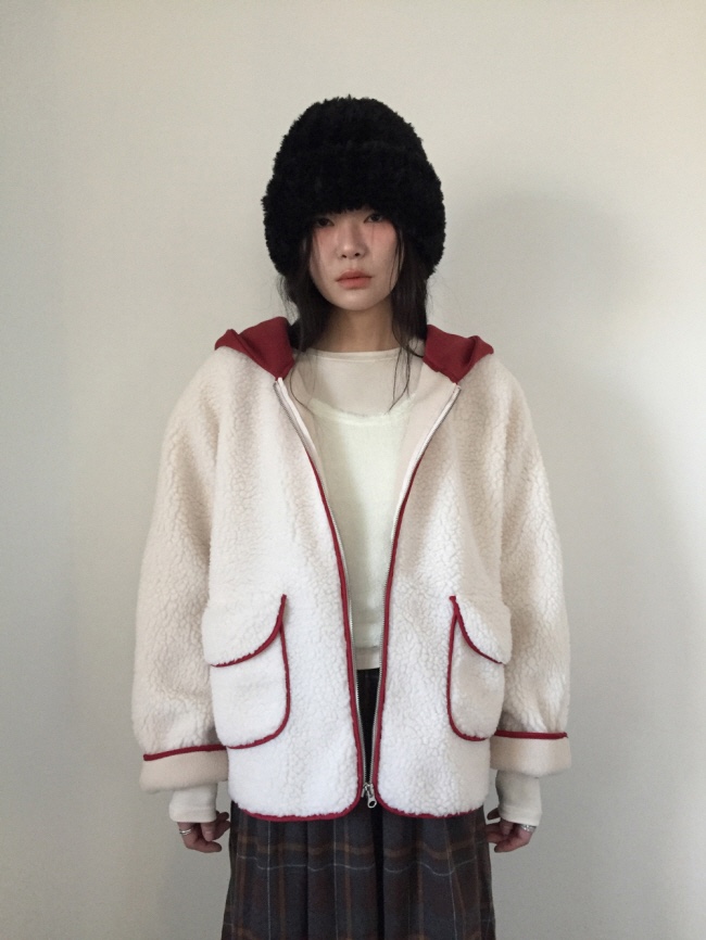 SHOTGUN韓國直郵㊣女裝新品職業真品推薦25秋冬熱賣短款大衣SHOTGUN短款大衣