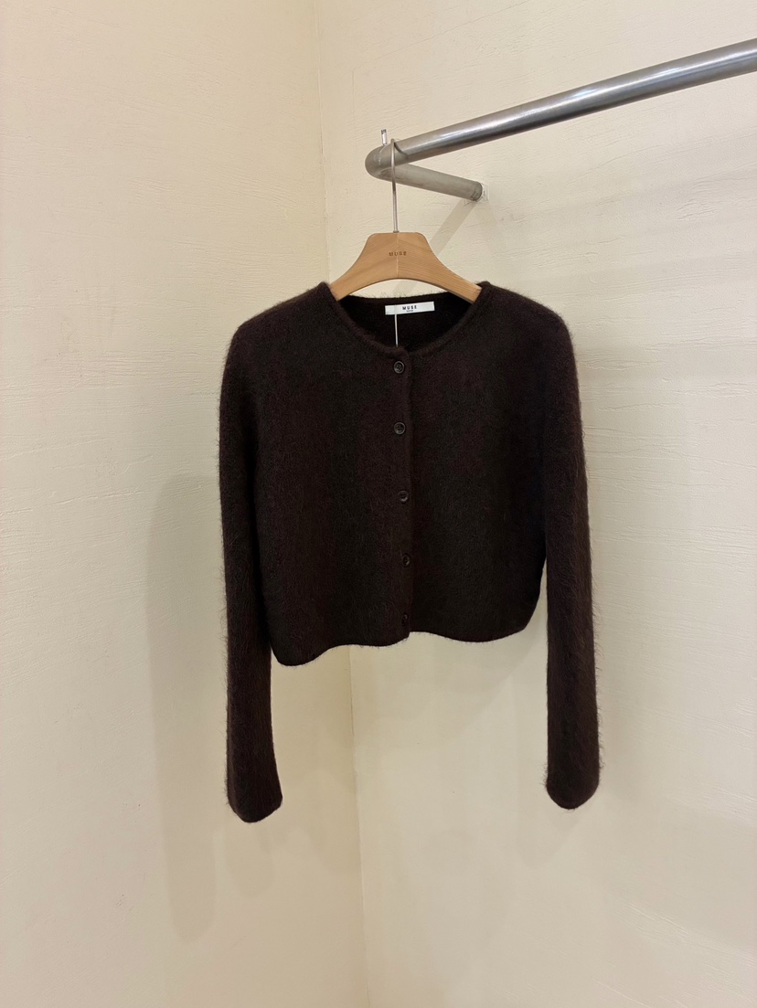 MUSE-P韓國代購㊣女裝新品真品推薦時尚職業休閑針織衫安哥拉MUSE-P針織衫