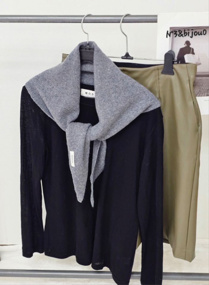 N3東大門㊣代購女士新款真品推薦人氣時尚熱賣25秋冬圍巾披肩N3圍巾/披肩圖色4