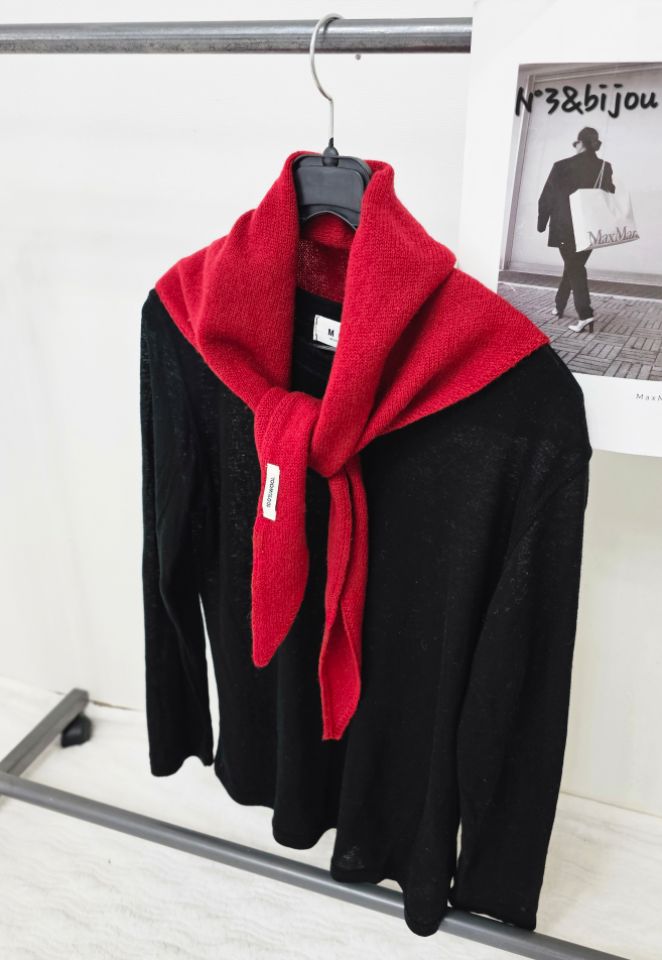 N3東大門㊣代購女士新款真品推薦人氣時尚熱賣25秋冬圍巾披肩N3圍巾/披肩圖色5