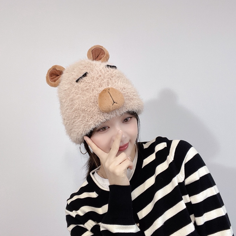 LOVELY HAT韓國直郵㊣女士新品熱賣職業人氣25秋冬推薦帽子LOVELY HAT帽子圖色1