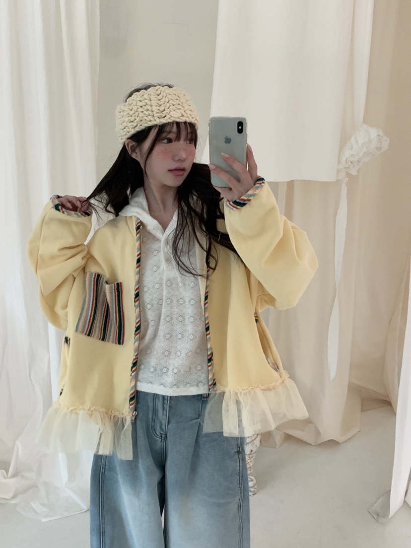 MAISONDEGLORY東大門㊣直郵女士新品真品熱賣人氣25秋冬夾克MAISON DE GLORY夾克