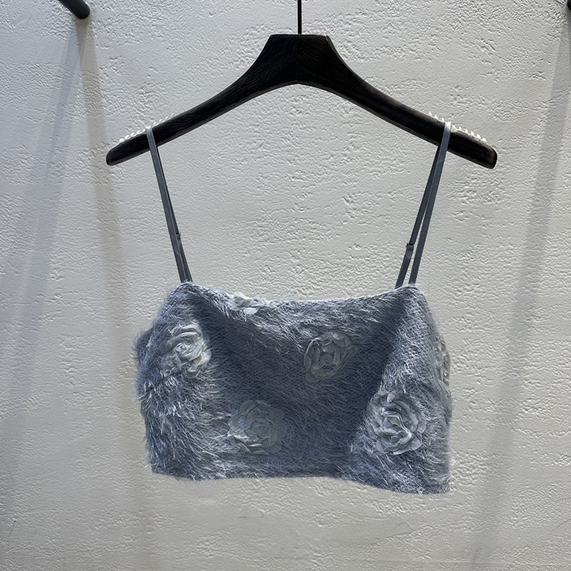 TRIPLE SEVEN東大門㊣代購女裝新款時尚吊帶背心不含內搭花朵TRIPLE SEVEN吊帶/背心圖色1