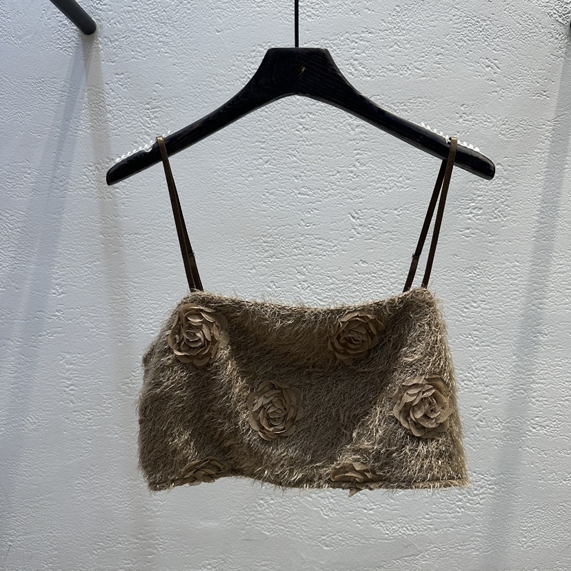 TRIPLE SEVEN東大門㊣代購女裝新款時尚吊帶背心不含內搭花朵TRIPLE SEVEN吊帶/背心圖色2