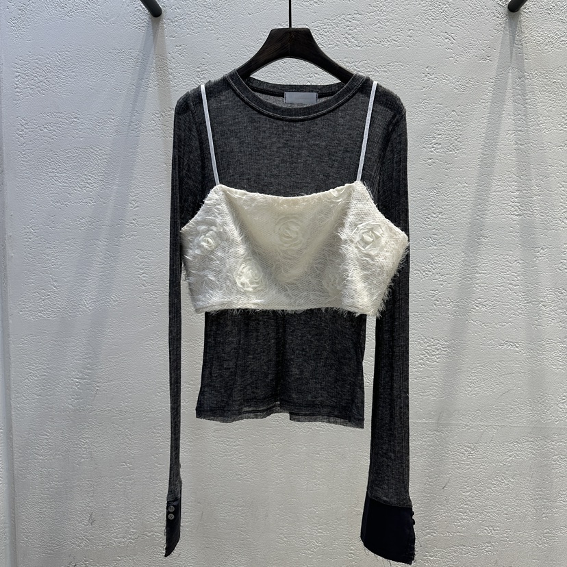 TRIPLE SEVEN東大門㊣代購女裝新款時尚吊帶背心不含內搭花朵TRIPLE SEVEN吊帶/背心圖色3