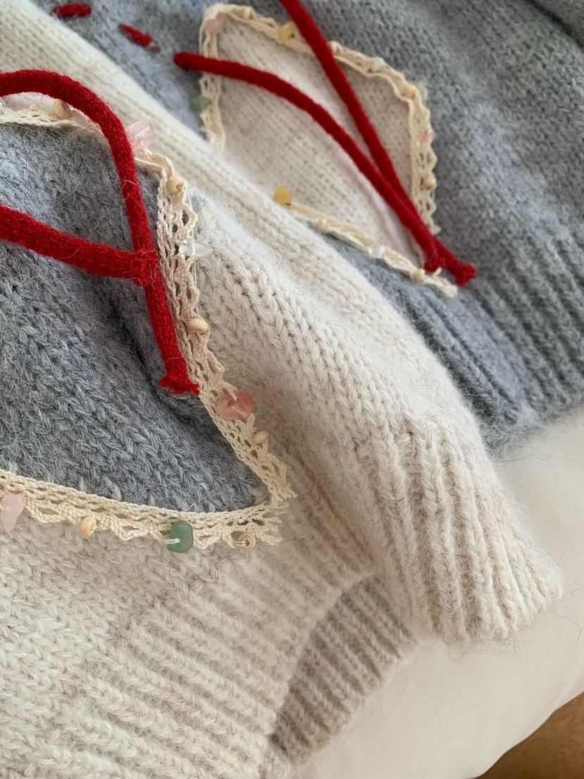 DOUZEMOIS韓國直郵㊣女裝新品人氣熱賣職業25秋冬毛衣羊毛開衫DOUZEMOIS毛衣