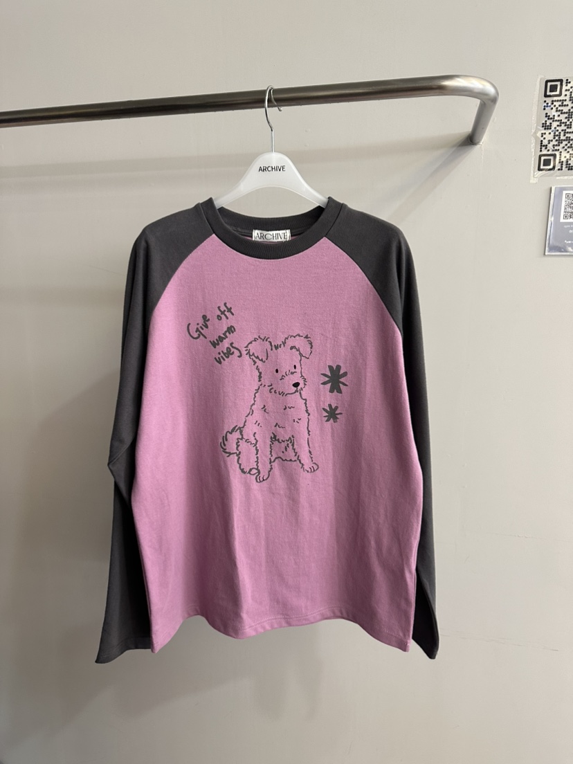 ARCHIVE-P韓國直郵㊣女士新款休閑真品熱賣人氣推薦25秋冬T恤ARCHIVE-PT恤圖色2