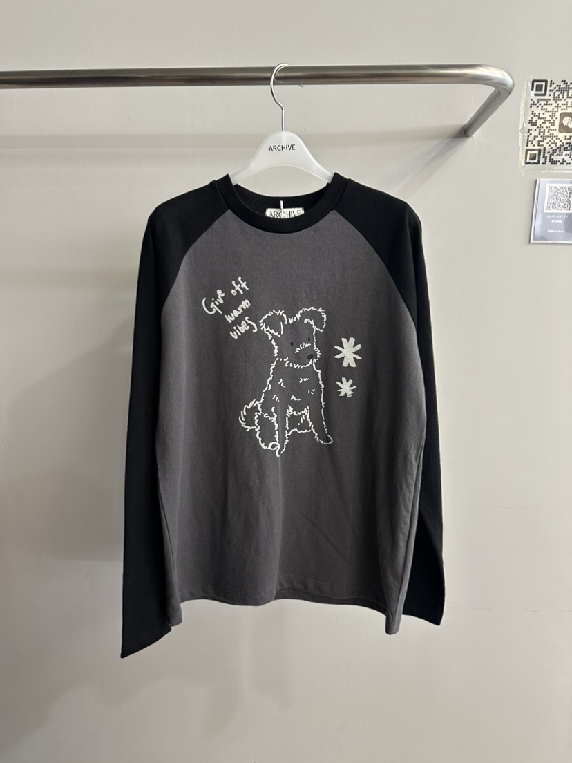 ARCHIVE-P韓國直郵㊣女士新款休閑真品熱賣人氣推薦25秋冬T恤ARCHIVE-PT恤圖色3