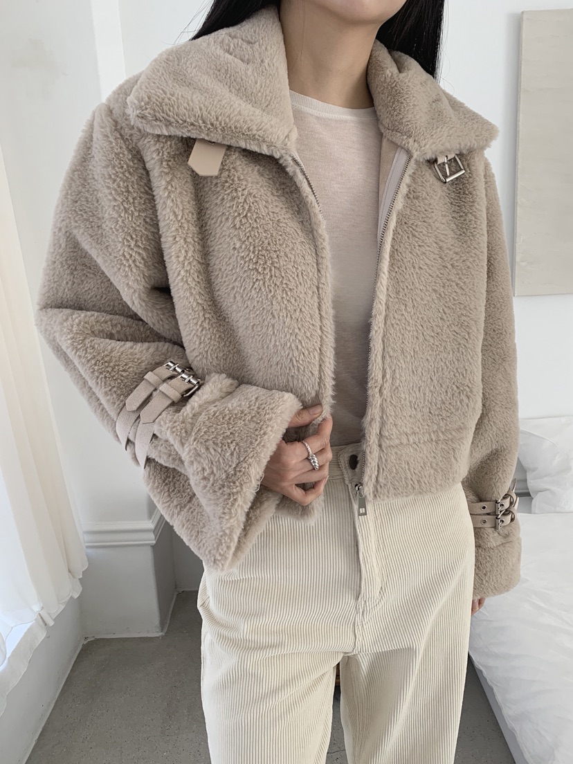 COME OPEN東大門㊣代購女裝新款推薦時尚職業25秋冬短款大衣COMP-(COME OPEN)短款大衣