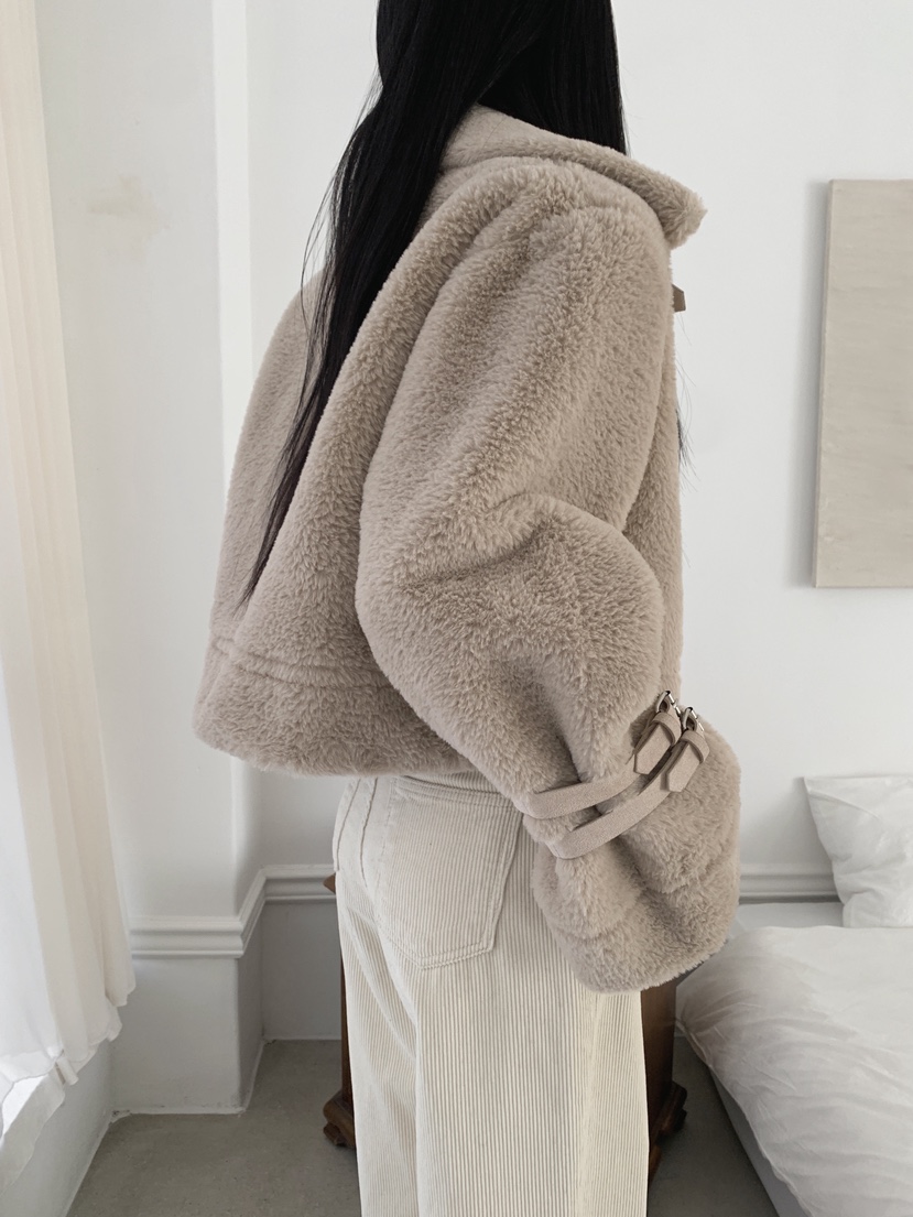 COME OPEN東大門㊣代購女裝新款推薦時尚職業25秋冬短款大衣COMP-(COME OPEN)短款大衣