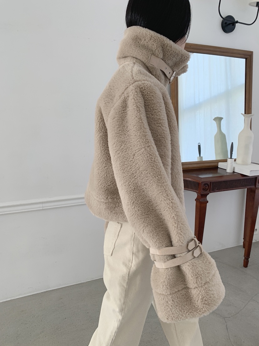 COME OPEN東大門㊣代購女裝新款推薦時尚職業25秋冬短款大衣COMP-(COME OPEN)短款大衣